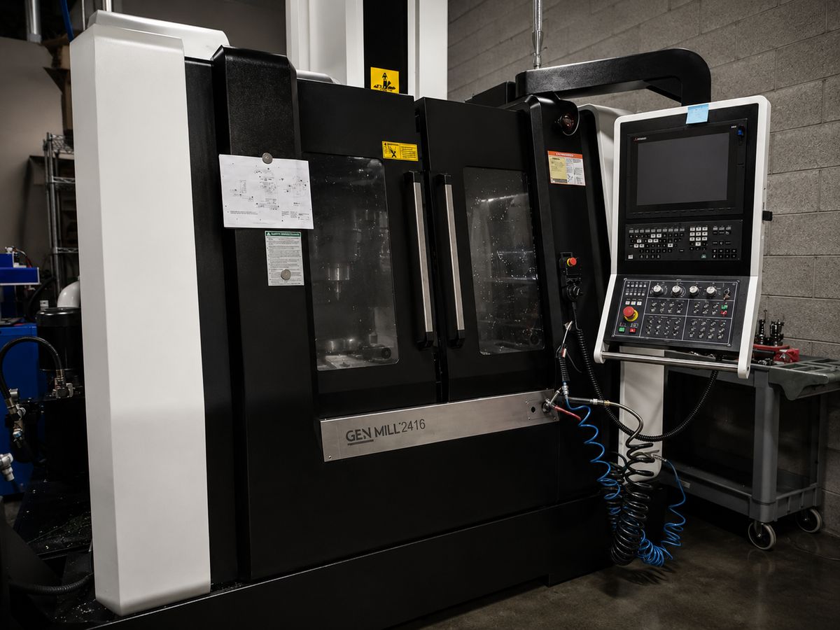 GenMill 2416 vertical machining center